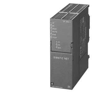 communications processor CP 343-1 for connection of SIMATIC S7-300 to Industrial Ethernet via ISO and TCP/IP, PROFINET IO controller or PROFINET IO device, integrated 2-port switch ERTEC 200, S7 communication, fetch/write, send/receive RFC1006, multicast, DHCP, NTC- CPU sync, with and without diagnostics, initialization via LAN, 2x RJ45 connection for LAN with 10/100 Mbps.